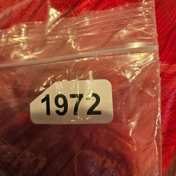 Liz & Co Women's 3X Bold Red Cable Knit Quarter-Zip Sweater Cotton Ribbed office - Picture 12 of 13